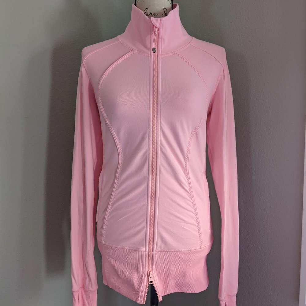 Lululemon Pink Double Zip Jacket size 6